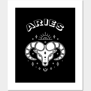 Aries Zodiac Sign Posters and Art